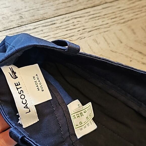 Womens Navy pants Lacoste size 2 - Picture 6 of 14